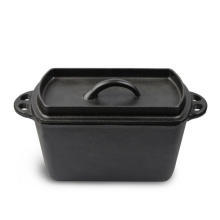 pre-seasoned non-stick cast iron bread pan